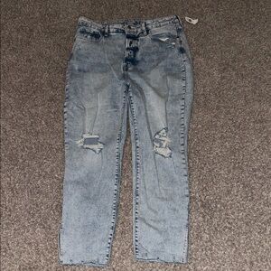 Old Navy Light Blue Ripped Jeans